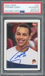 Stephen Curry Signed 2009-10 Topps #321 Rookie Card with PSA/DNA GEM MINT 10 Autograph!