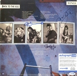 Paul McCartney's Wings Group Signed Album Collection of Five w/ Lane, Holly, & Juber (ACOA)