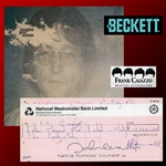 John Lennon Significant Signed 1971 Bank Check To Purchase Recording Equipment for "Imagine"! (Caiazzo LOA, Perry Cox LOA &Beckett/BAS LOA)