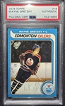 1979-80 Topps Wayne Gretzky Rookie Card with Desirable Rookie Era Signature (PSA/DNA Encapsulated)