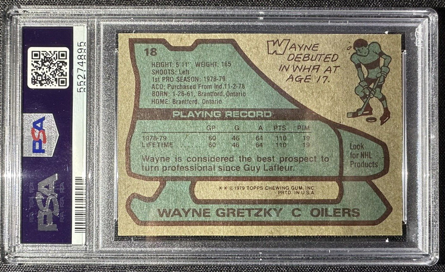 Lot Detail - 1979-80 Topps Wayne Gretzky Rookie Card With Desirable ...