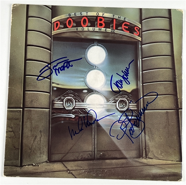 Doobie Brothers Group Signed “The Best of Vol II” Album Record (4 Sigs) (Beckett/BAS Authentication) 