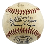 Honus Wagner Superb Single-Signed ONL Baseball (JSA LOA)