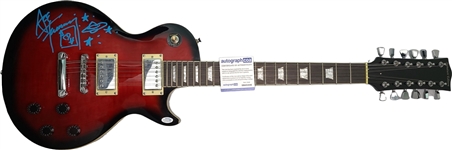 KISS Ace Frehley Autographed 12-String Guitar w Sketch Exact Video Proof (ACOA)  