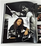 Metallica Group Signed “Wherever We May Roam” 1991-92 Tour Book (4 Sigs, Plus x2 Kirks) (Beckett/BAS Authentication) 