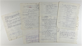 Arthur Ashe Seven-Page Handwritten Archive Discussing Athletes & Religion (Third Party Guaranteed)