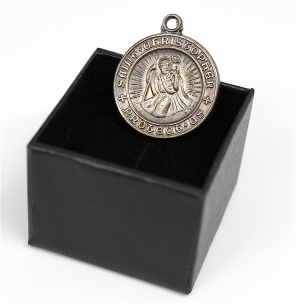 John F. Kennedy First Catholic President Personally-Owned St. Christopher Medallion Given to Him Only Months Before His Assassination