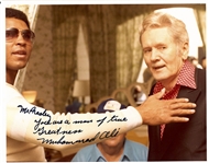 Muhammad Ali Vintage 1978 Signed 10” x 8” Photo Inscribed to Elvis’s Father Vernon Presley (Third Party Guaranteed)