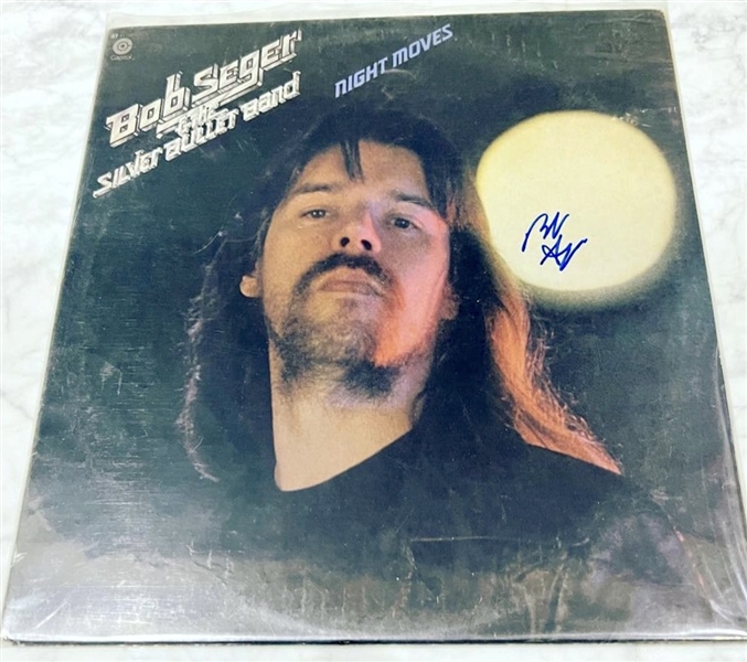 Bob Seger Rare Signed "Night Moves" Record Album (Beckett/BAS LOA)