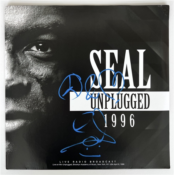 Seal In-Person Signed “Seal Unplugged 1996” Album Record (JSA Authentication) 