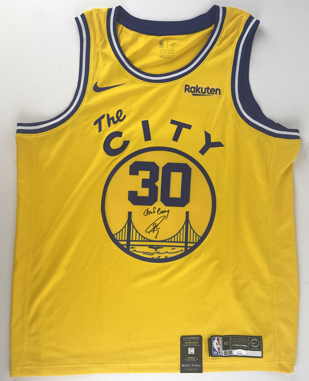 Lot Detail - Stephen Curry Signed Golden State Warriors City Edition ...