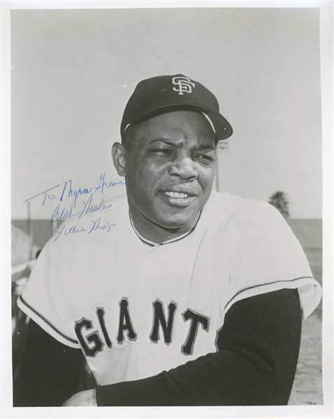 Lot Detail - Willie Mays Signed 8