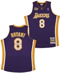 Kobe Bryant Signed Lakers Mitchell & Ness 2001 NBA Finals Style Throwback Model Jersey (PSA/DNA COA)