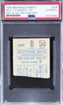 1976 ABA Finals Game 6 Original Ticket Stub - The Last ABA Game Ever Played! (PSA/DNA Encapsulated)