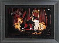 LeBron James Signed & Framed 16" x 24" Photo with "King James" Inscription (UDA)