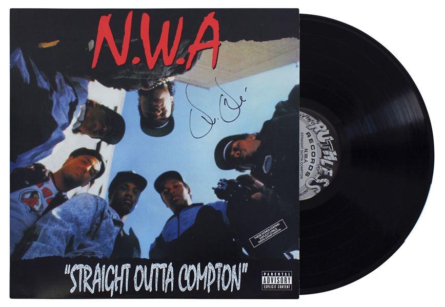 Dr. Dre Signed "Straight Out of Compton" Record Album (Beckett/BAS LOA)