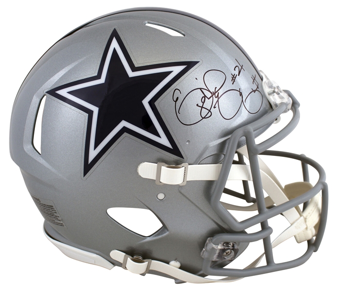 Ezekiel Elliott Signed Cowboys Full Size Speed PROLINE Helmet (Beckett/BAS Witnessed)