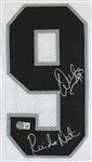 Warren Sapp Signed Raiders Style Jersey with Raider Nation Inscription (Beckett/BAS Witnessed)