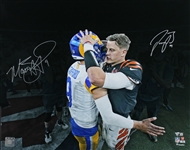 Super Bowl LVI: Joe Burrow & Matthew Stafford Dual Signed 16" x 20" Color Photo (Fanatics)