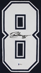 Drew Pearson Signed Dallas Cowboys Style Football Jersey (Beckett/BAS Witnessed)