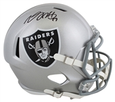 Davante Adams Signed Raiders Full Size Speed Replica Model Helmet (Beckett/BAS Witnessed)