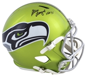 Steve Largent Signed Full Size Seahawks Flash Speed Replica Helmet with "HOF 95" Inscription (Beckett/BAS Witnessed)