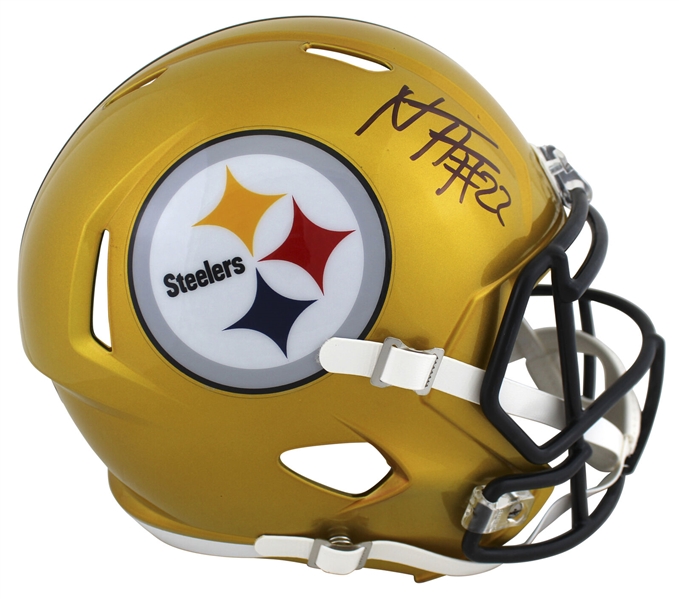 Najee Harris Signed Flash Full Size Speed PROLINE Game Model Steelers Helmet (Fanatics)
