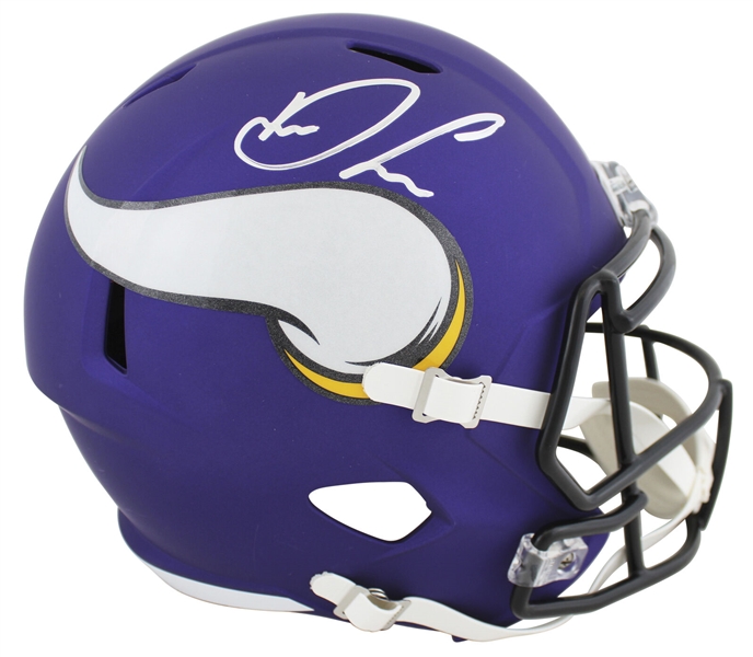 Dalvin Cook Signed Vikings Full Size Speed Replica Helmet (Beckett/BAS Witnessed)