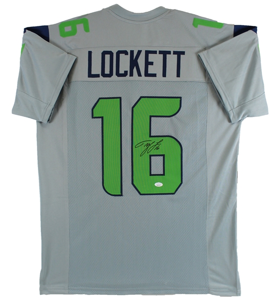 Tyler Lockett Signed Seattle Seahawks Style Jersey (JSA Witnessed)
