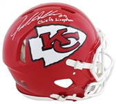 Jared Allen Signed Chiefs Full Size PROLINE Helmet with "Chiefs Kingdom" Insc. (Beckett/BAS Witnessed)