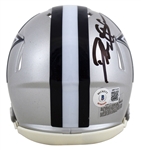 Deion Sanders Signed Cowboys Speed Model Mini Helmet (Beckett/BAS Witnessed)