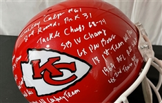Curley Culp Signed & Inscribed Chiefs Replica Helmet (PSA/DNA)