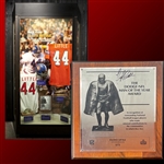 HOFer Floyd Little Signed NFL 11" x 13" Man of the Year Award - Previously Displayed at the Hall of Fame! (Third Party Guaranteed)