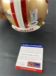 Joseph Clifford Montana Fully Signed Ltd. Ed. SF 49'ers Mini Helmet (PSA/DNA)