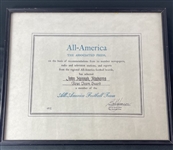 John Hannah First Team Guard All America Award