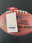 Emmitt Smith Signed & Inscribed Duke football (Prova Witnessed)