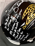 Tony Boselli Signed & Inscribed Jacksonville Jags Prolone Authentic Helmet (PSA/DNA Witnessed)