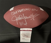 Jack Youngblood Signed & Clint Eastwood of NFL Inscribed Football (JSA Witnessed)