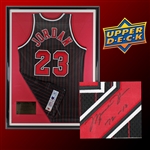 Michael Jordan Signed Limited Edition 1995-96 Chicago Bulls Pro Cut Jersey with RARE "72-10" Inscription (UDA COA)