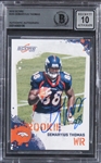 Demaryius Thomas Signed 2010 Score Rookie Card with GEM MINT 10 Autograph (Beckett/BAS Encapsulated)