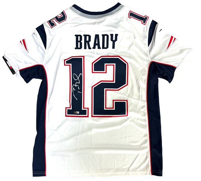 Tom Brady Signed & Inscribed New England Patriots Jersey (TriStar)