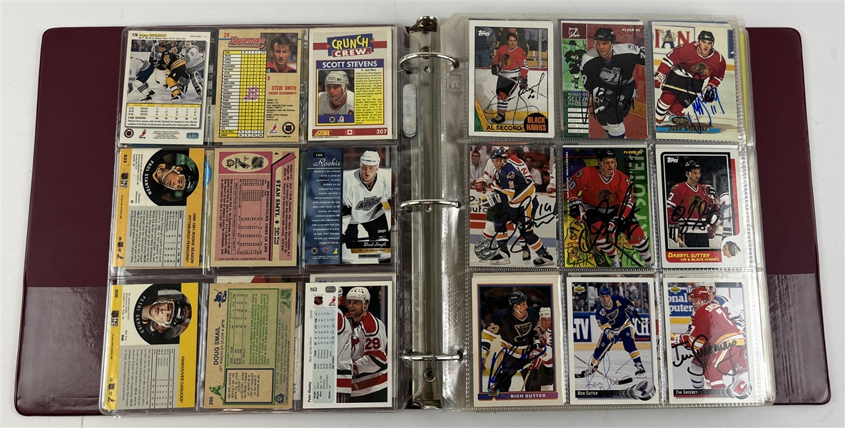 Signed Hockey Trading Card Lot of 320 from the 70s, 80s, 90s, and 00s! 