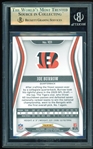 Joe Burrow Ltd. Ed. 2020 Certified #101 Mirror Orange Rookie Card w/ BGS GEM MT 9.5! (Beckett/BAS Encapsulated)