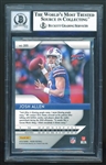 Josh Allen Signed 2012 Panini Prizm #205 w. Gem Mint 10 Autograph! (Beckett/BAS Encapsulated)