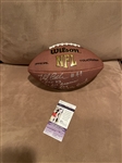Floyd Little Signed & 5x Stat Inscribed Football (JSA)