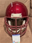 Tony Boselli Signed & 7x Stat Inscribed Authentic USC FS Stat Helmet (PSA/DNA Witnessed)