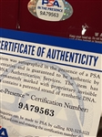 Tony Boselli Signed & 7x Stat Inscribed Authentic USC FS Stat Helmet (PSA/DNA Witnessed)