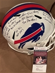 Thurman Thomas Signed & 14x Inscribed FS Speed Replica Stat Helmet (JSA)