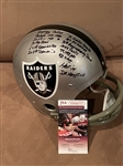 Ray Guy Signed & Rare "Dr. Hangtime" Inscribed FS TK Suspension Stat Helmet (JSA Witnessed)