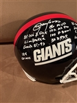 Lawrence Taylor Signed & 12x Inscribed Replica Stat Helmet (Tristar)